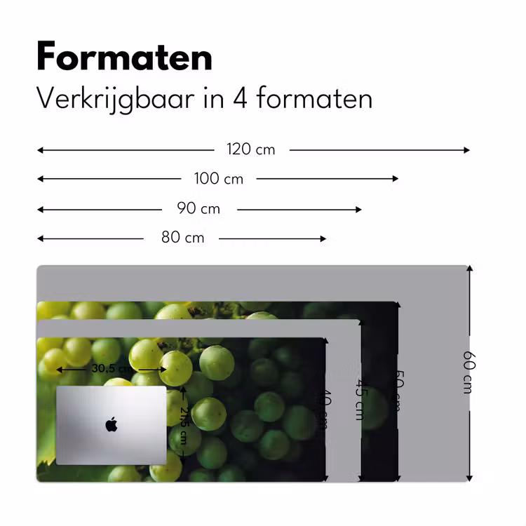 Bureau onderlegger - Druiven - Tros - Groen — 7