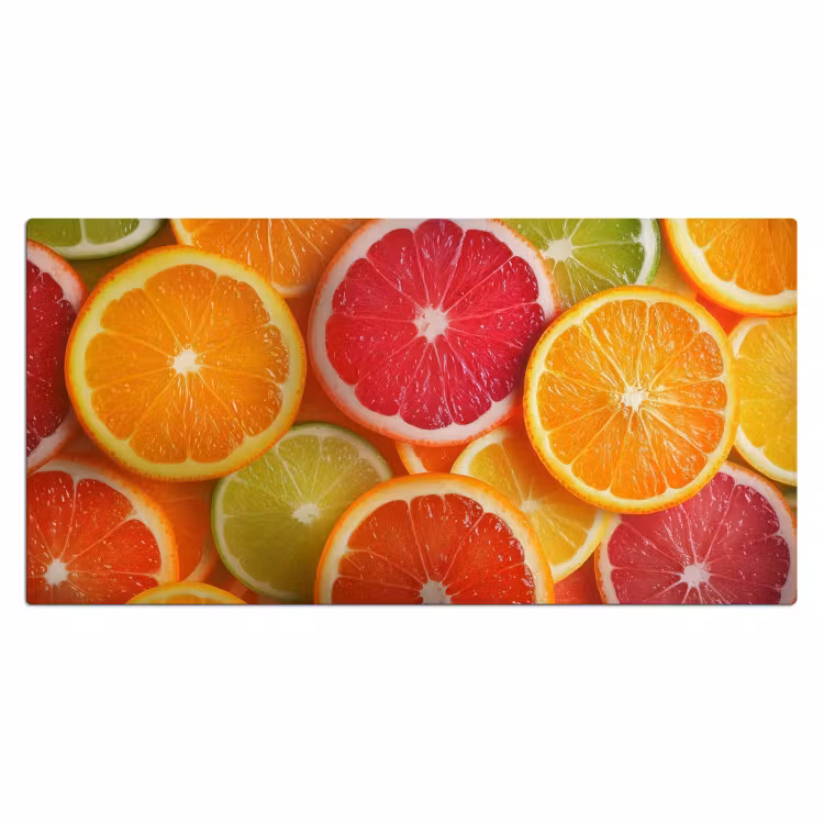 Bureau onderlegger - Fruit - Kleurrijk - Close up — 1