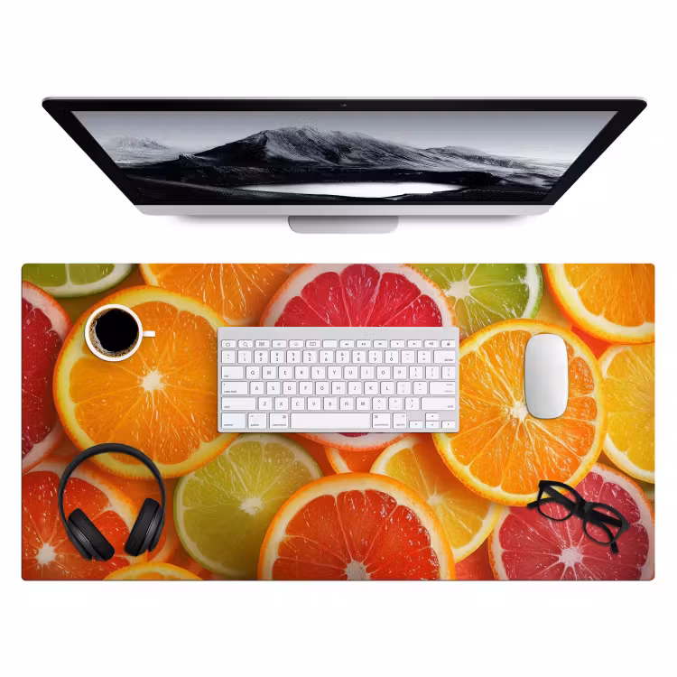 Bureau onderlegger - Fruit - Kleurrijk - Close up — 3
