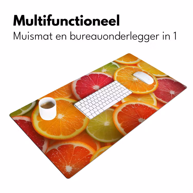 Bureau onderlegger - Fruit - Kleurrijk - Close up — 6