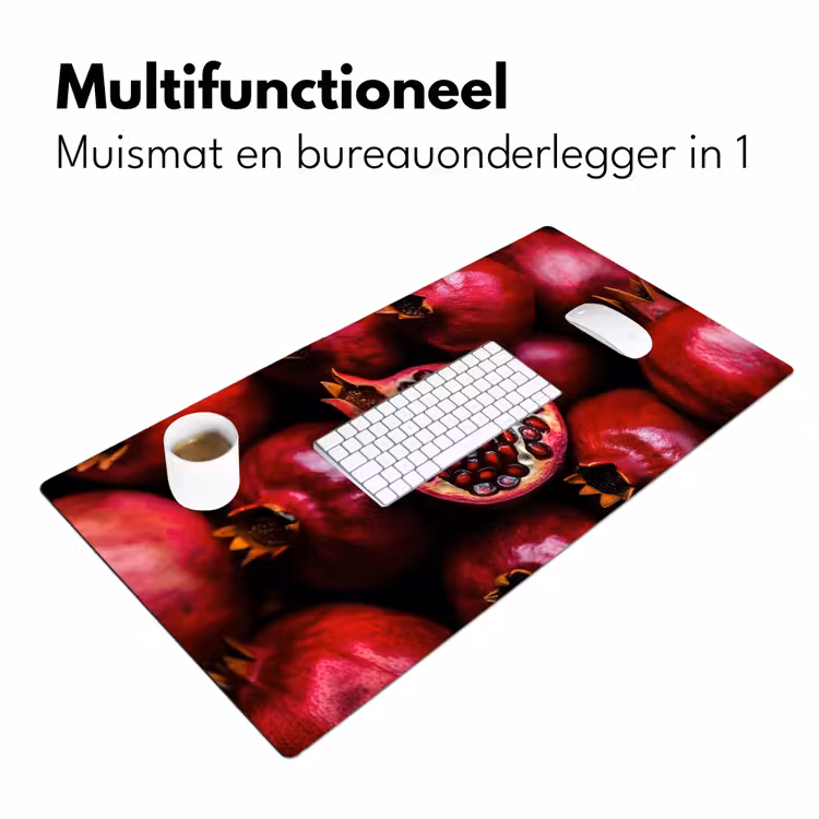 Bureau onderlegger - Granaatappel - Rood - Fruit — 6