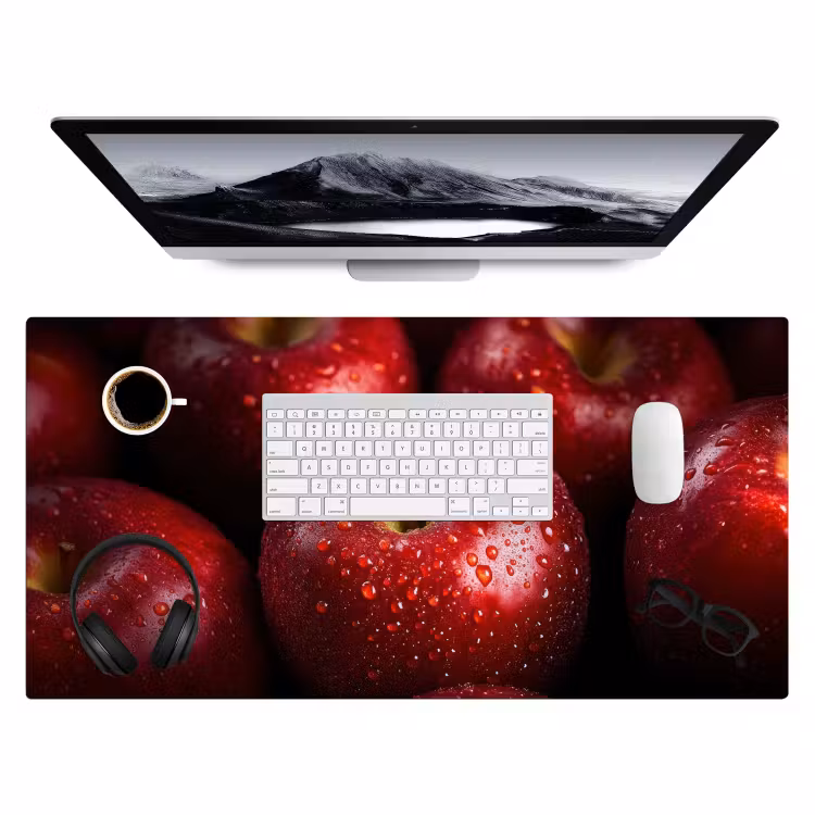 Bureau onderlegger - Rood - Appels - Fruit — 3