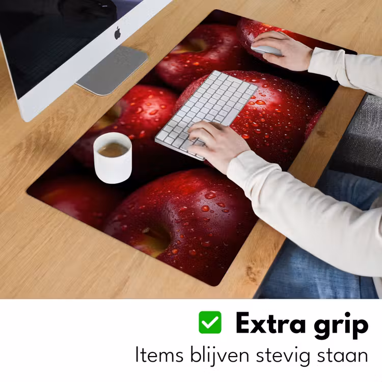 Bureau onderlegger - Rood - Appels - Fruit — 5