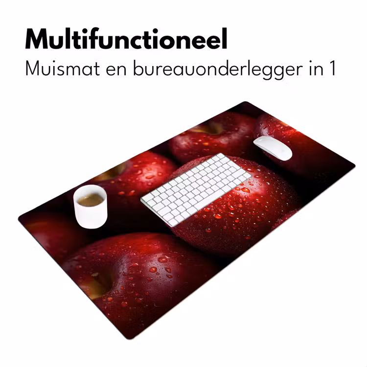 Bureau onderlegger - Rood - Appels - Fruit — 6