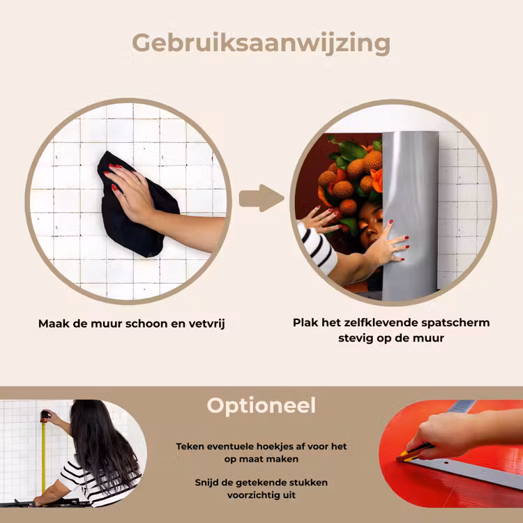 Spatscherm keuken - Vrouw - lychee - exotisch — 8
