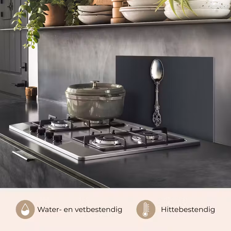 Spatscherm keuken - Lepel - Zilver - Metaal — 7