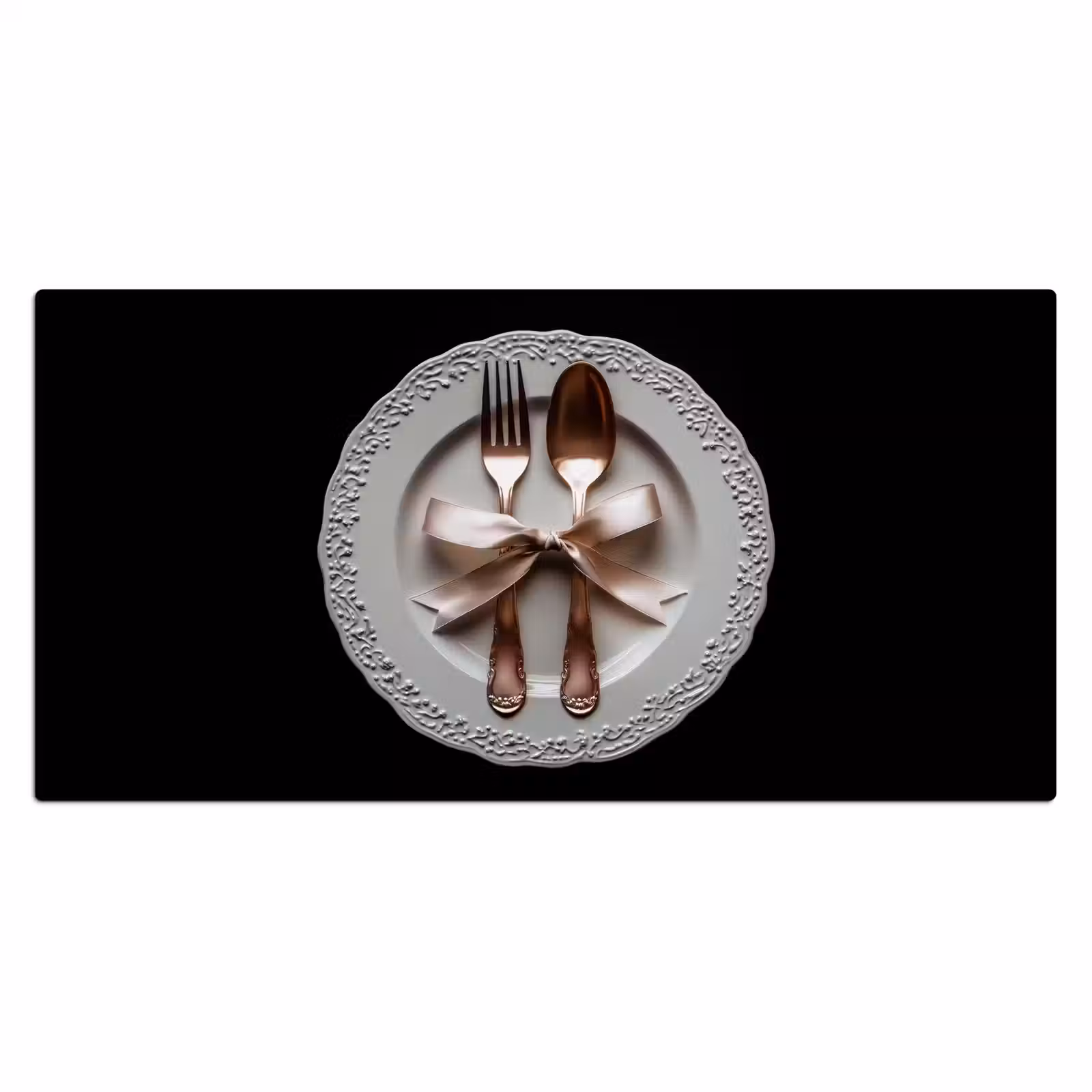 Bureau onderlegger - Rose - Strik - Bestek — 1