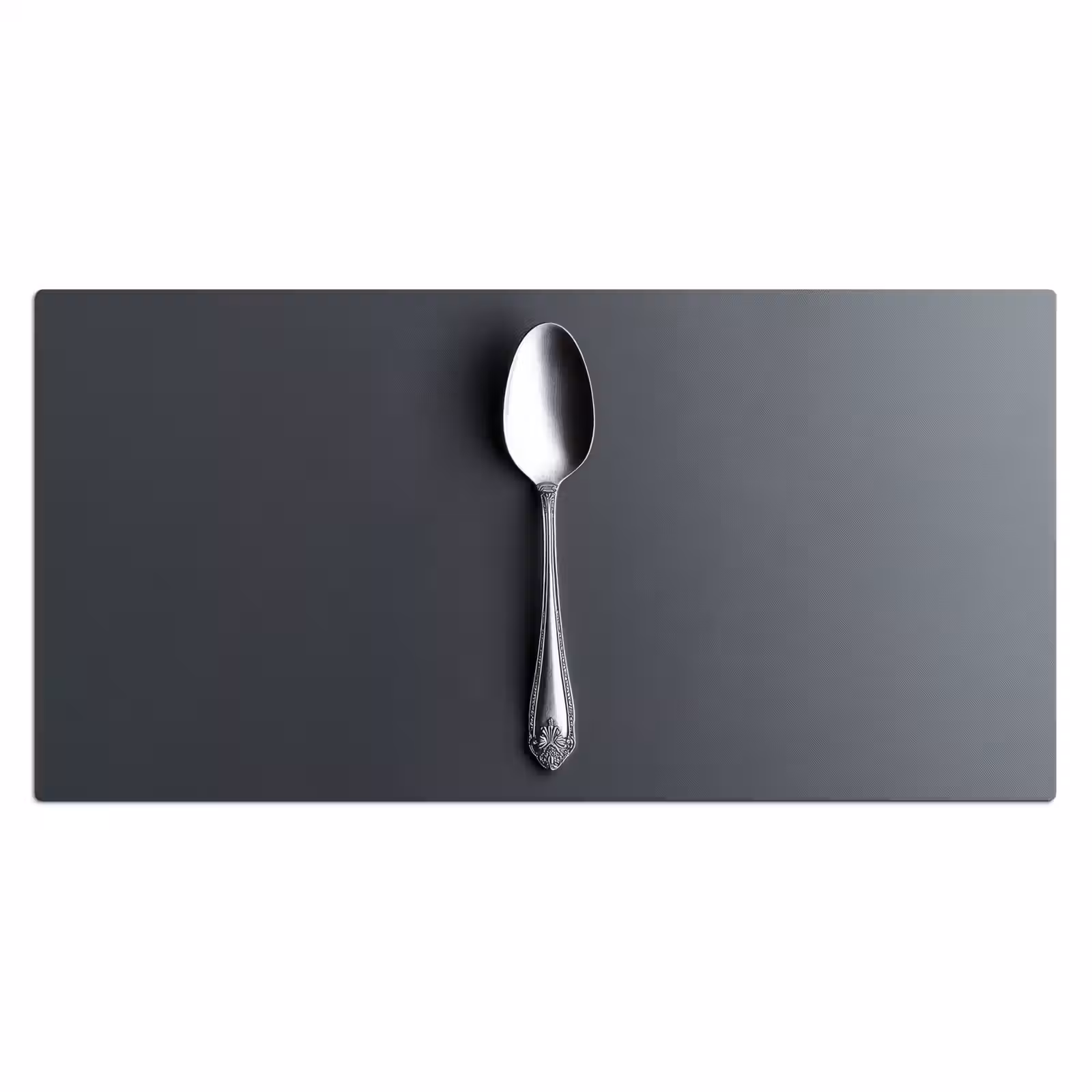 Bureau onderlegger - Zilver - Metaal - Lepel — 1