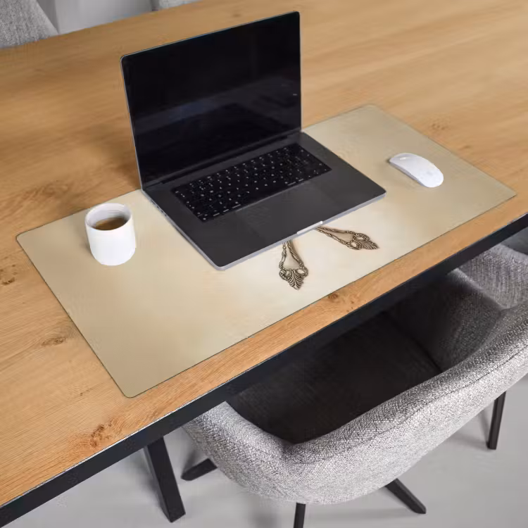 Bureau onderlegger - Beige - Vintage - Bestek — 2