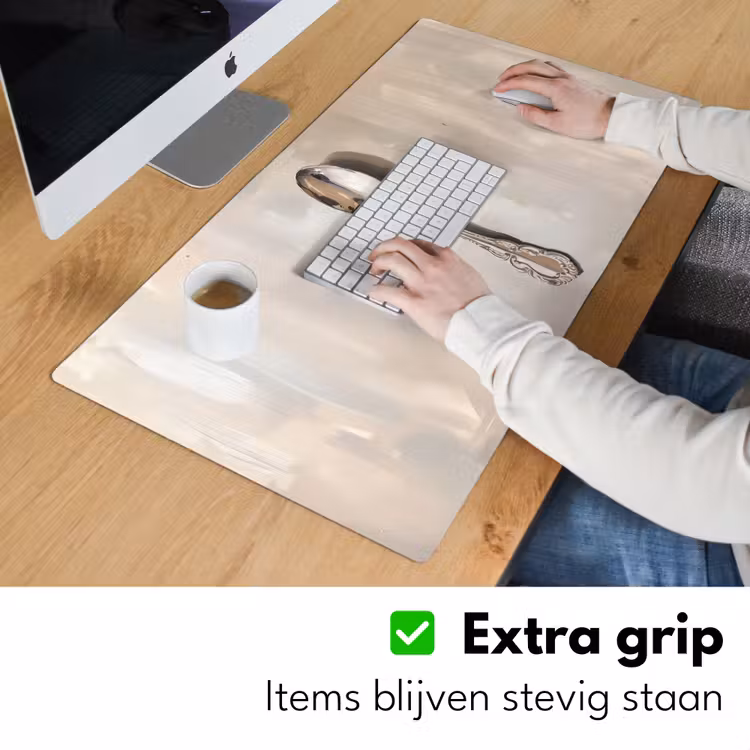 Bureau onderlegger - Lepel - Verf - Zilver — 5