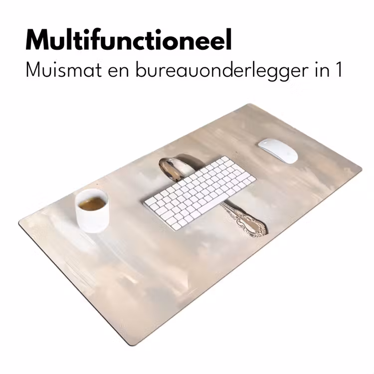 Bureau onderlegger - Lepel - Verf - Zilver — 6