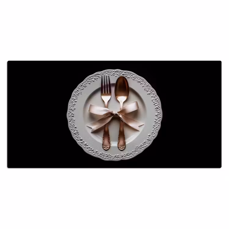 Bureau onderlegger - Rose - Strik - Bestek — 1