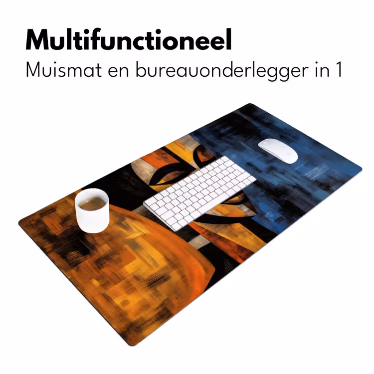 Bureau onderlegger - Abstract - Portret - Kleurvakken — 6