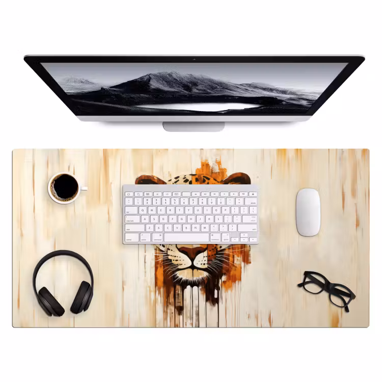 Bureau onderlegger - Luipaard - Symmetrisch - Strepen — 3