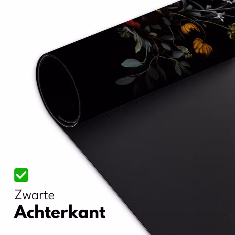 Bureau onderlegger - Bloemstuk - Vaas - Zwart — 4