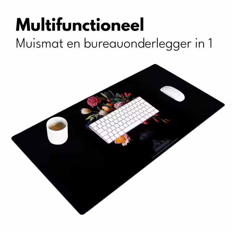 Bureau onderlegger - Boeket - Romantisch - Kleurrijk — 6