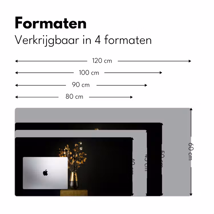 Bureau onderlegger - Goudbruine - Bladeren - Vaas - Herfstachtig — 7