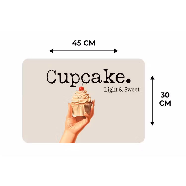 Placemat - 6 stuks - Cupcake - Zoet - Kers — 3