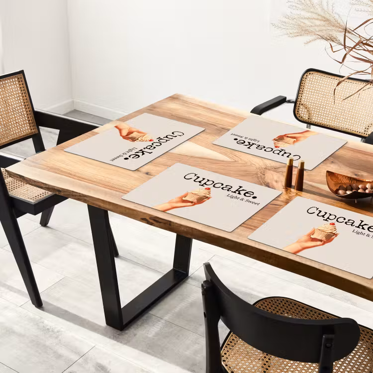 Placemat - 6 stuks - Cupcake - Zoet - Kers — 5