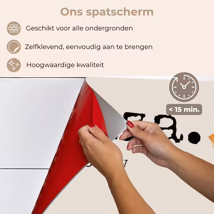 Spatscherm keuken - Pizza - Kaas - Pepperoni — 4