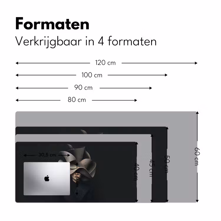 Bureau onderlegger - Zwarte - Hoed - Vrouw — 7