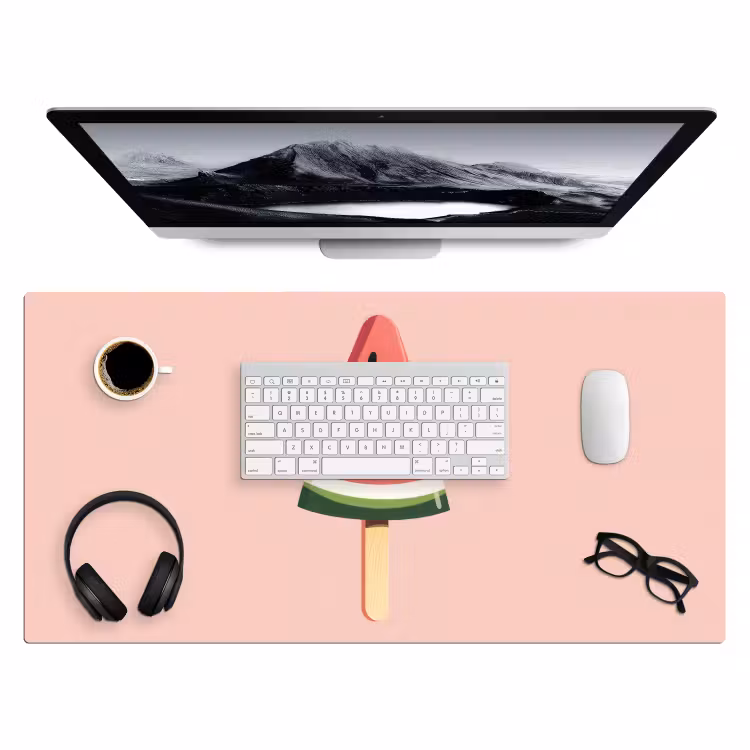 Bureau onderlegger - Watermeloen - Ijsje - Pitjes - Rood — 3
