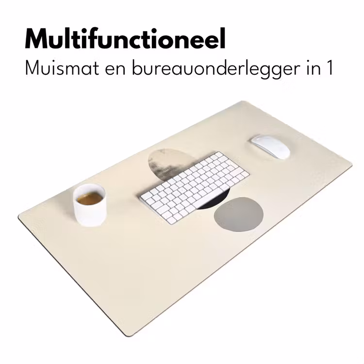 Bureau onderlegger - Beige - Japandi - Wabi sabi — 6