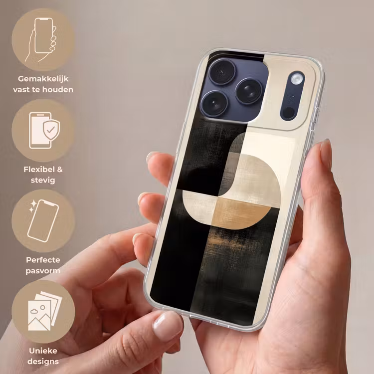 Telefoonhoesje Softcase - Modern - Vormen — 4