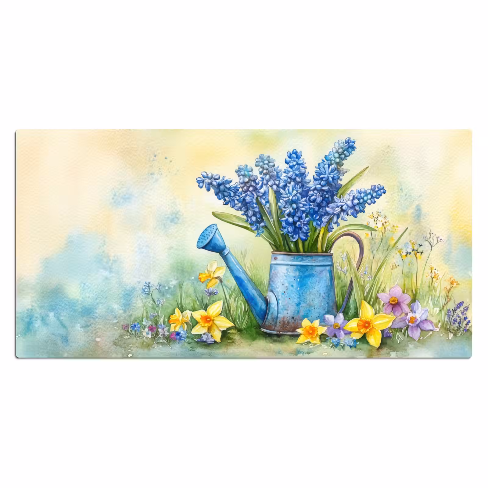 Bureau onderlegger - Gieter - Lavendel - Bloesems — 1
