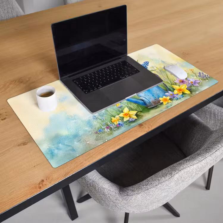 Bureau onderlegger - Gieter - Lavendel - Bloesems — 2