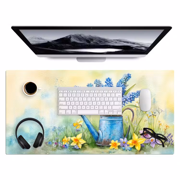 Bureau onderlegger - Gieter - Lavendel - Bloesems — 3