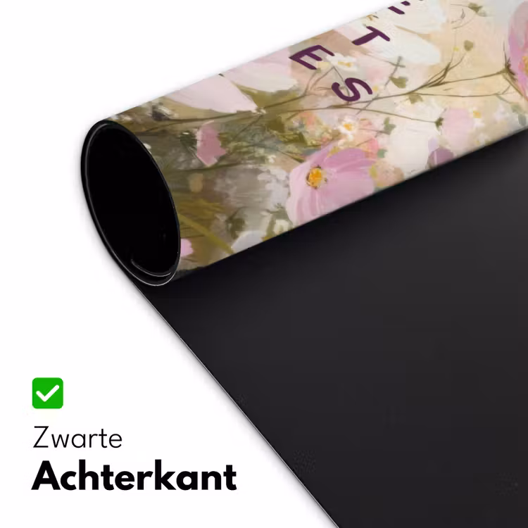 Bureau onderlegger - Quote - Bloemen - Schilderachtig — 4