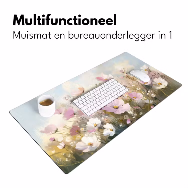 Bureau onderlegger - Quote - Bloemen - Schilderachtig — 6