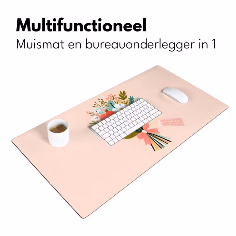 Bureau onderlegger - Boeket - Strikje - Kaartje - Quote — 6