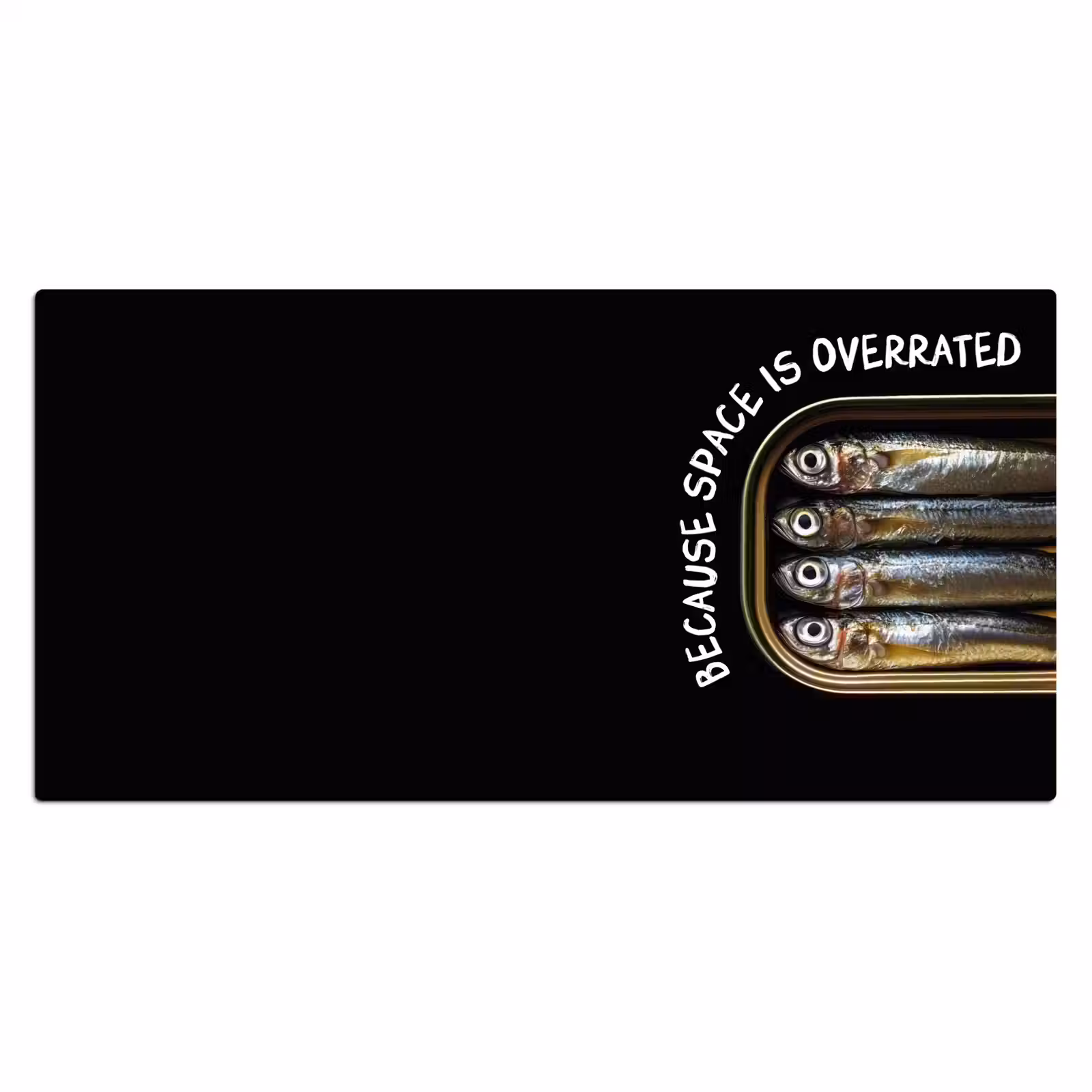 Bureau onderlegger - Sardines - Tekst - Vis - Blik — 1