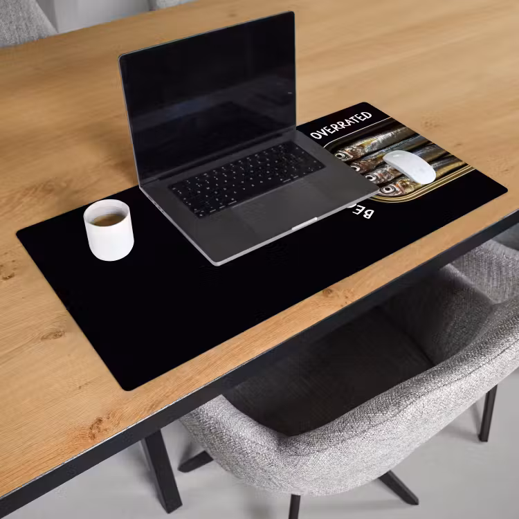 Bureau onderlegger - Sardines - Tekst - Vis - Blik — 2
