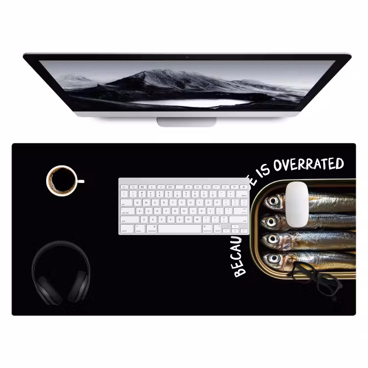 Bureau onderlegger - Sardines - Tekst - Vis - Blik — 3