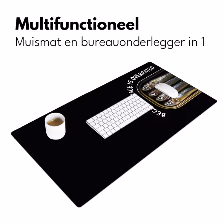 Bureau onderlegger - Sardines - Tekst - Vis - Blik — 6
