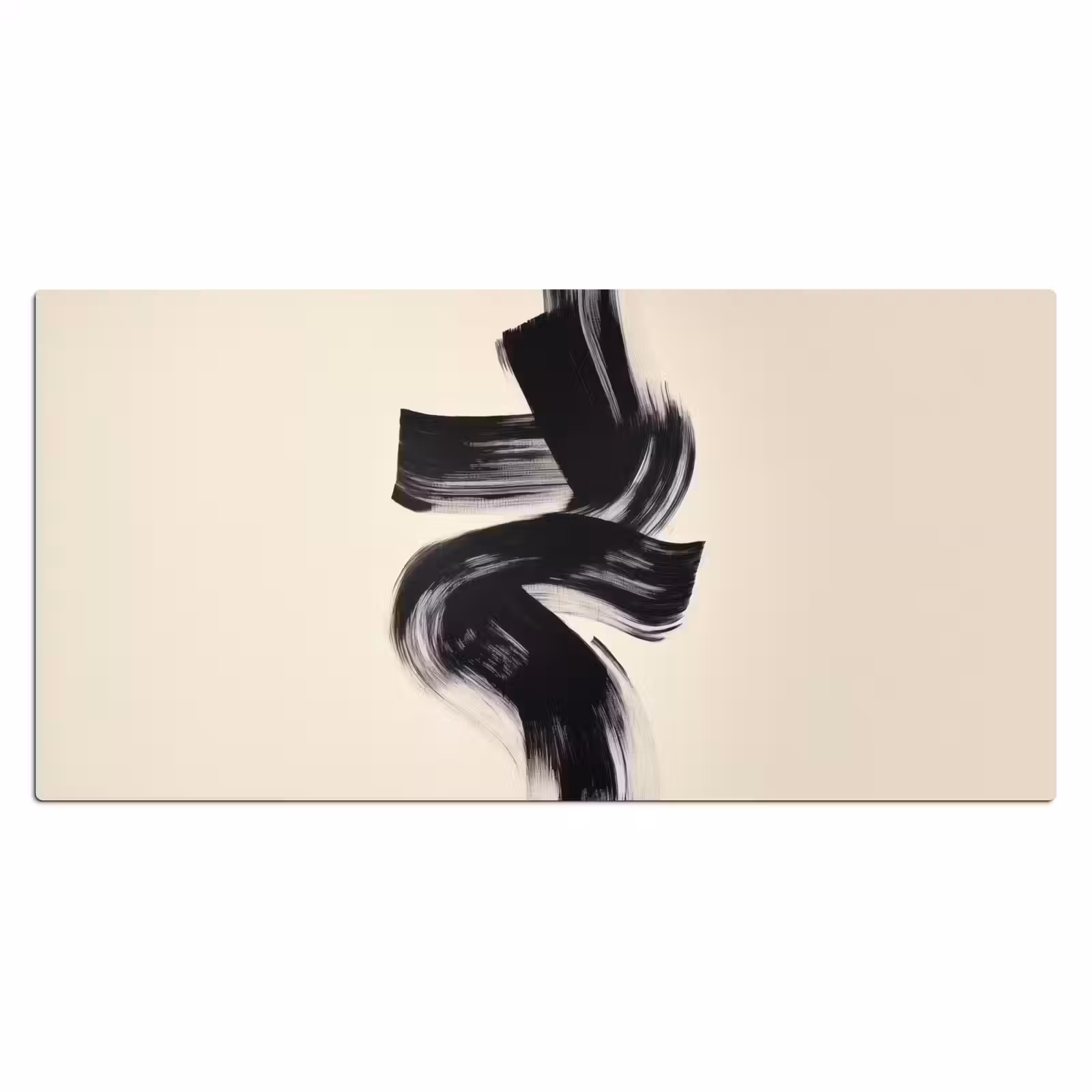 Bureau onderlegger - Strepen - Zwart - Abstract — 1