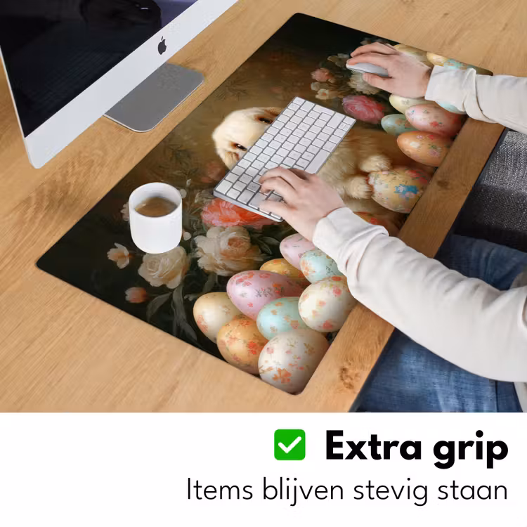 Bureau onderlegger - Konijn - Paaseieren - Stilleven — 5