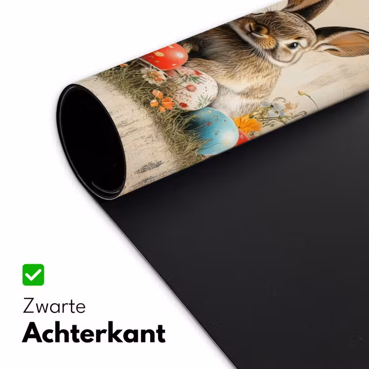 Bureau onderlegger - Konijnen - Bloemen - Eieren — 4