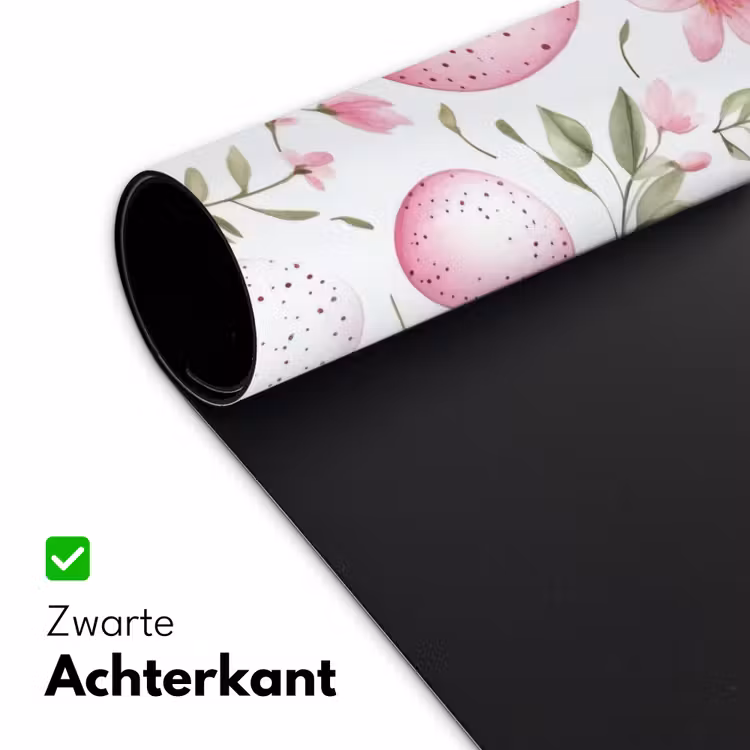 Bureau onderlegger - Patroon - Eieren - Roze - Pasen — 4