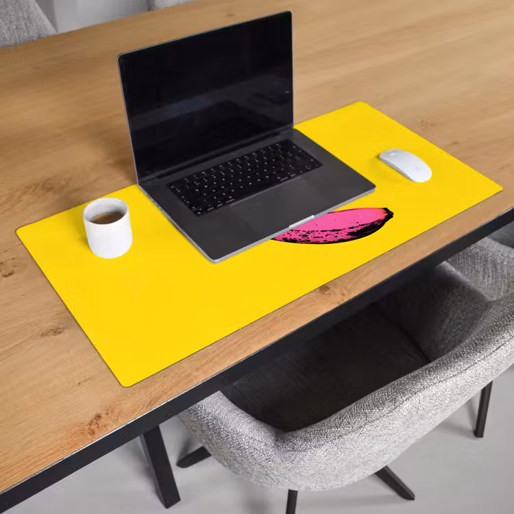 Bureau onderlegger - Banaan - Grafisch - Geel — 2