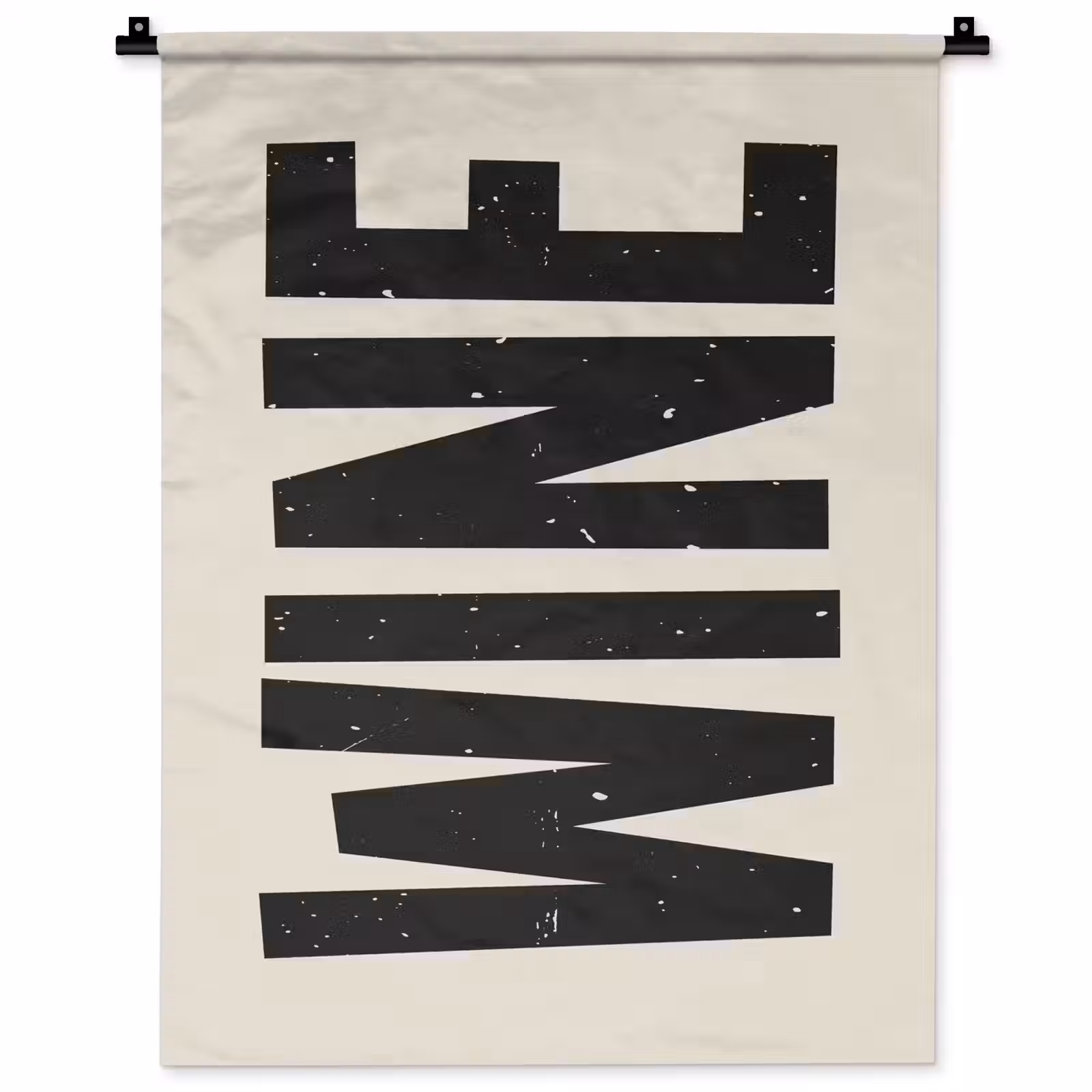 Wandkleed - Zwart - Wijn - Decoratie - Vintage — 1