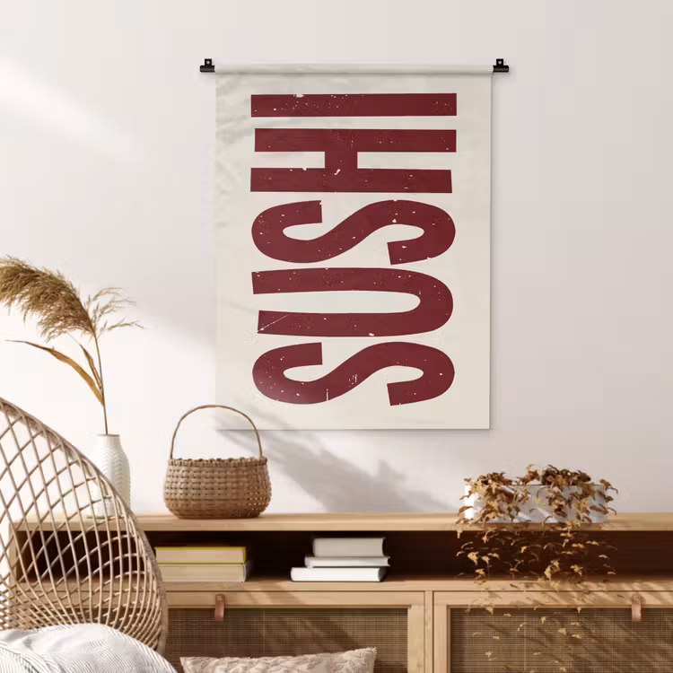 Wandkleed - Sushi - Rood - Japandi - Decoratie — 4