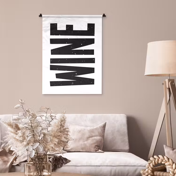 Wandkleed - Vintage - Japandi - Wine - Decoratie — 2