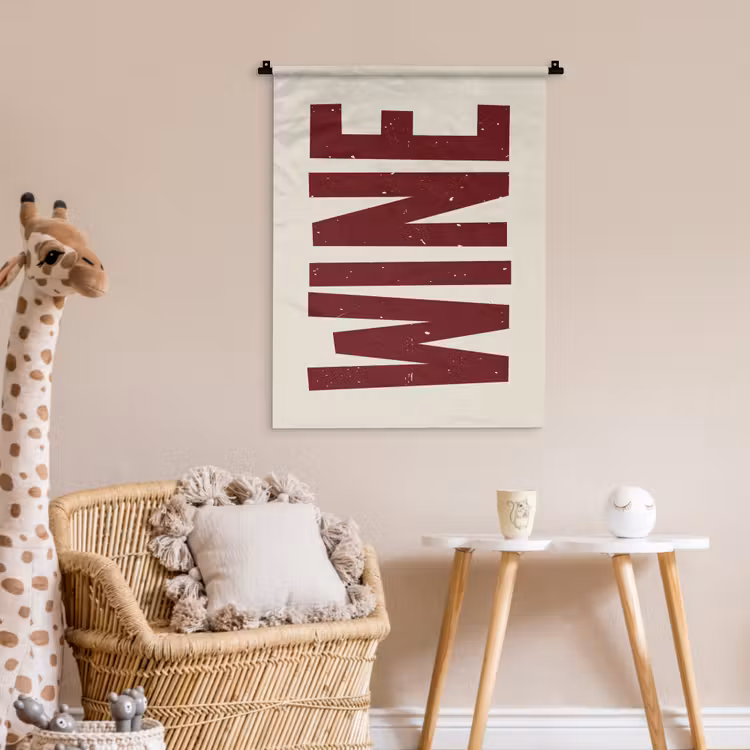 Wandkleed - Wine - Red - Decoratie - Japandi — 6