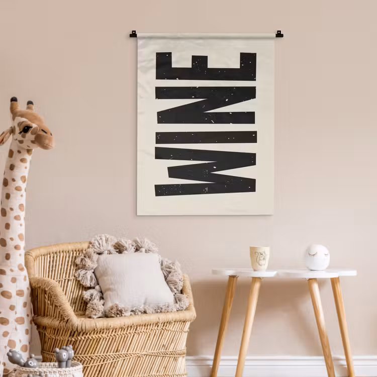 Wandkleed - Zwart - Wijn - Decoratie - Vintage — 6