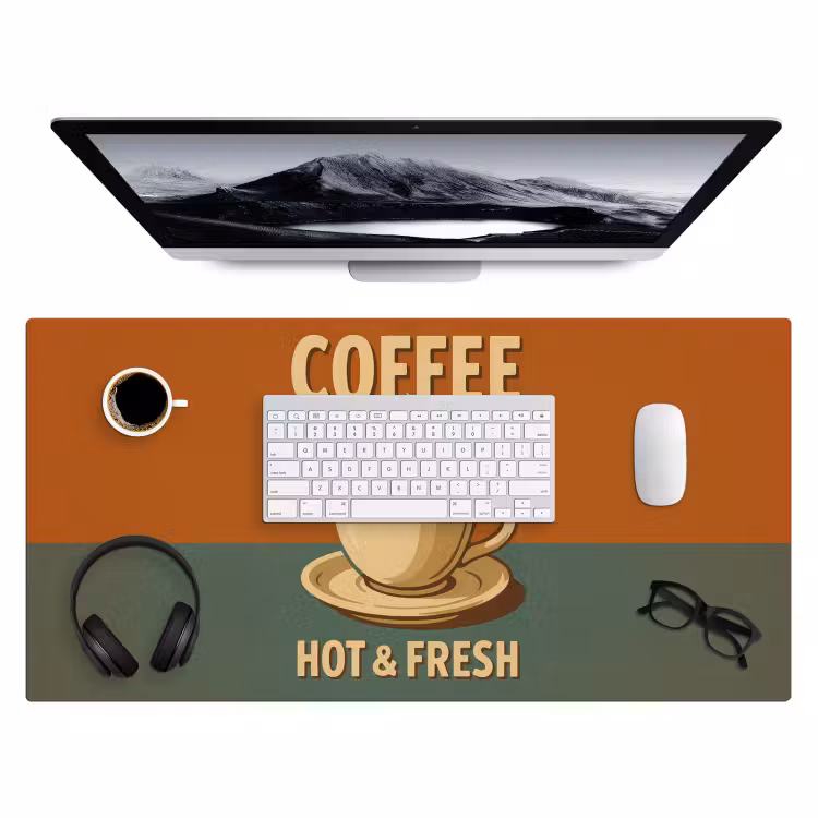 Bureau onderlegger - Koffie - Kop - Vintage - Quote — 3