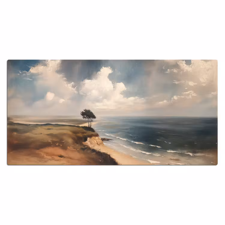Bureau onderlegger - Klif - Zee - Boom — 1